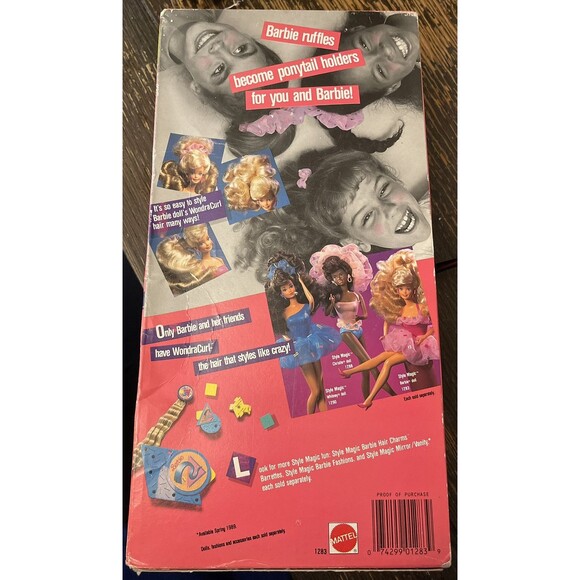 1988 Mattel Style Magic Barbie Exclusive WondraCurl Mattel #1283 NRFB Sealed - Picture 5 of 5